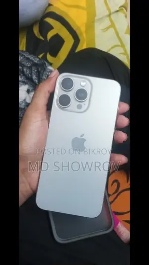 অ্যাপল আইফোন ১৫ প্রো ম্যাক্স ২৫৬ জিবি সিলভার