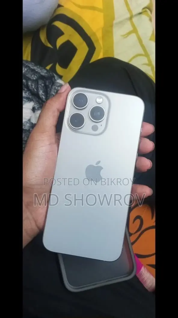 অ্যাপল আইফোন ১৫ প্রো ম্যাক্স ২৫৬ জিবি সিলভার