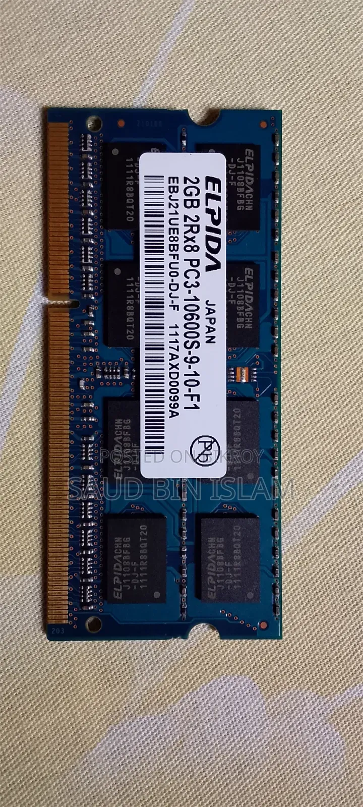 Laptop Ram 2 Gb Ddr3