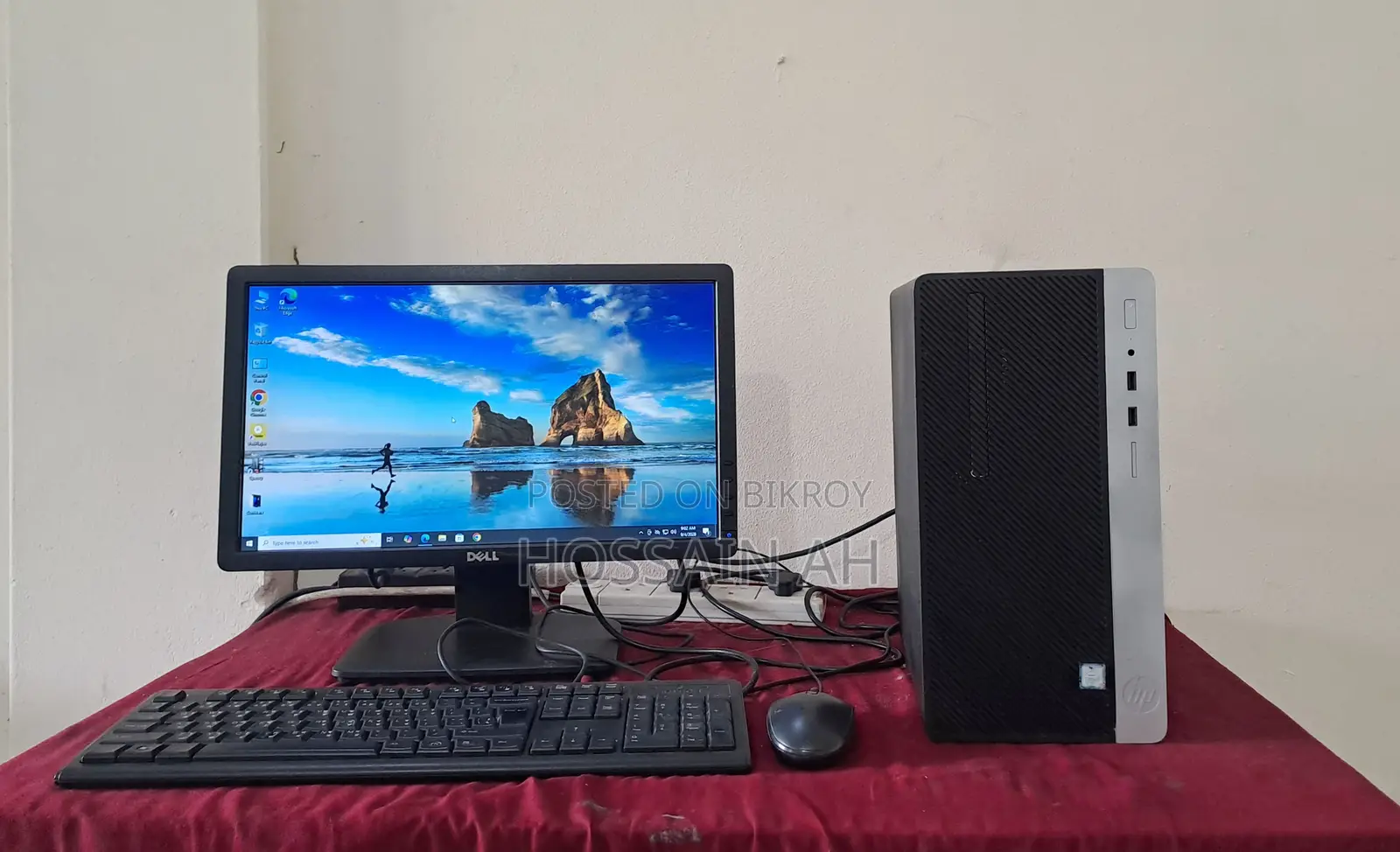 Desktop Computer HP ProDesk 400 G5 8GB Intel Core I7 HDD+SSD 128GB