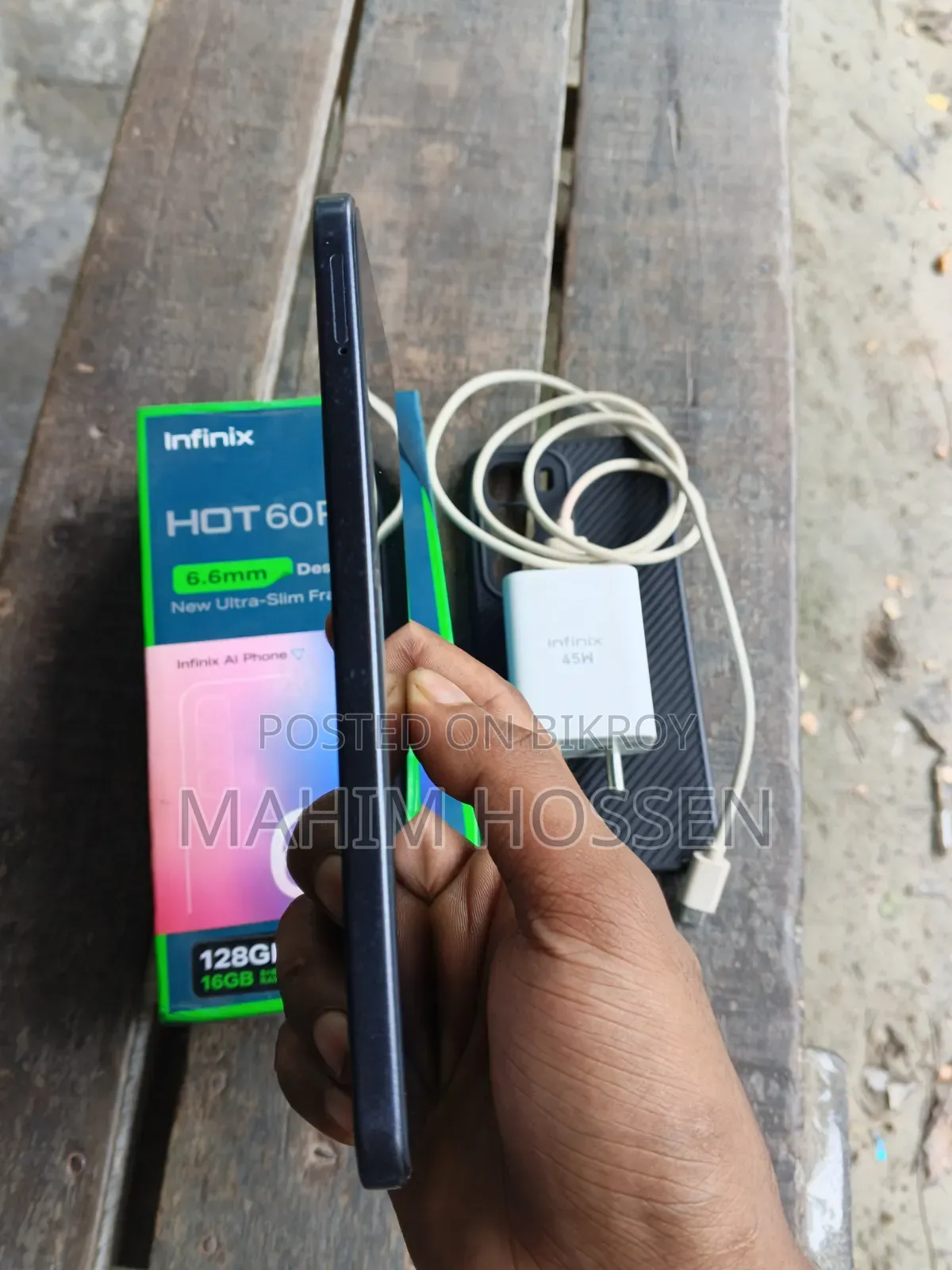 ইনফিনিক্স হট ৬০ প্রো ১২৮ জিবি ব্ল্যাক