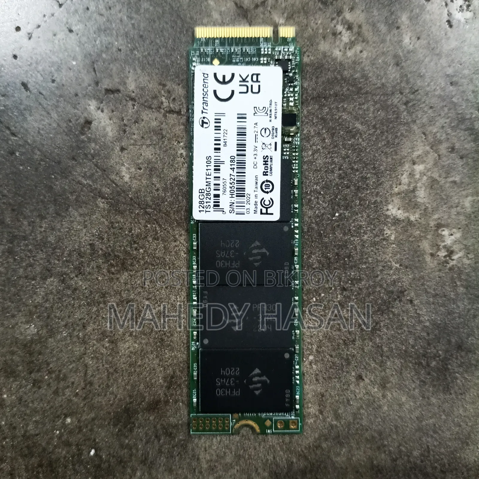 Laptop Transcend SSD Card 128 GB