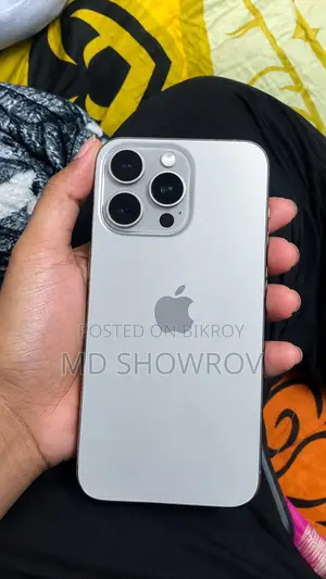 অ্যাপল আইফোন ১৫ প্রো ম্যাক্স ২৫৬ জিবি সিলভার