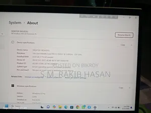 Laptop HP EliteBook 840 G8 8GB Intel Core I5 SSD 256GB