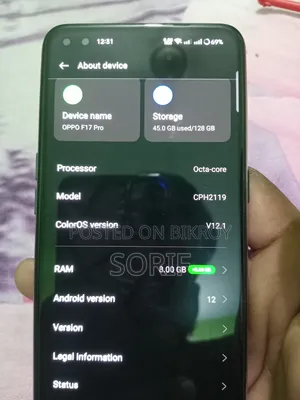 Oppo F17 Pro 128 GB White