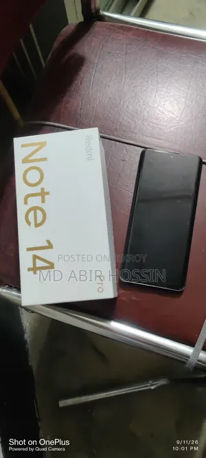 New Xiaomi Redmi Note 14 Pro 256 GB Black