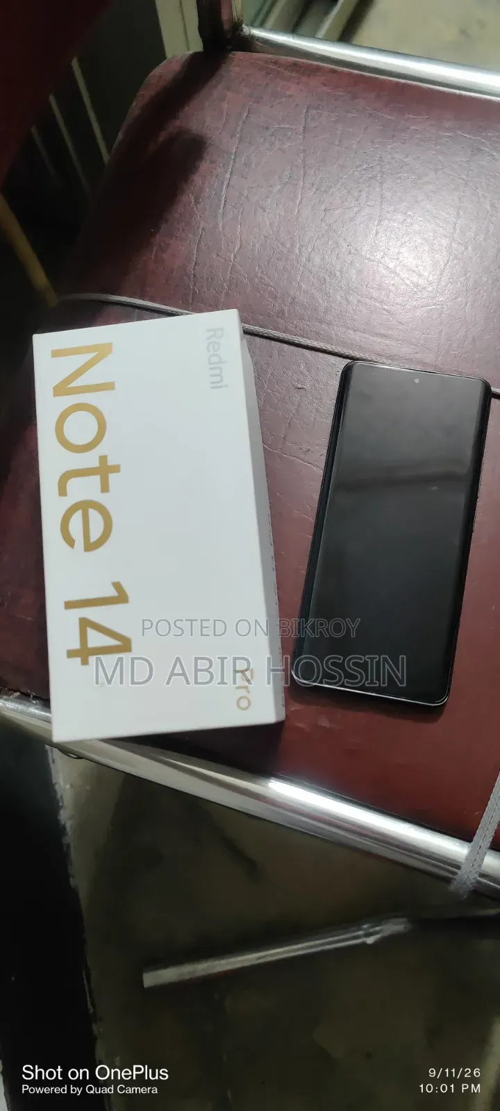 New Xiaomi Redmi Note 14 Pro 256 GB Black