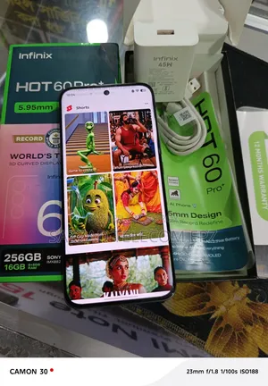 ইনফিনিক্স হট ৬০ প্রো+ ২৫৬ জিবি ব্ল্যাক