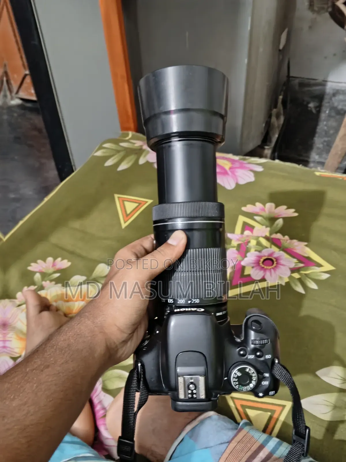 ক্যানন ৬০০ডি বডি + ৫৫-২৫০ এসটিএম জুম লেন্স