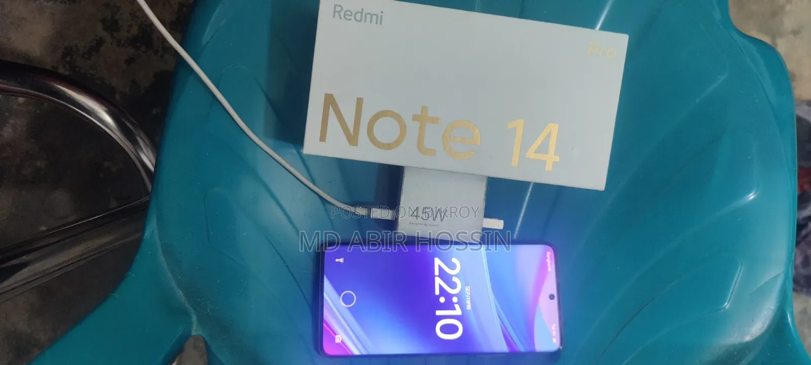 New Xiaomi Redmi Note 14 Pro 256 GB Black