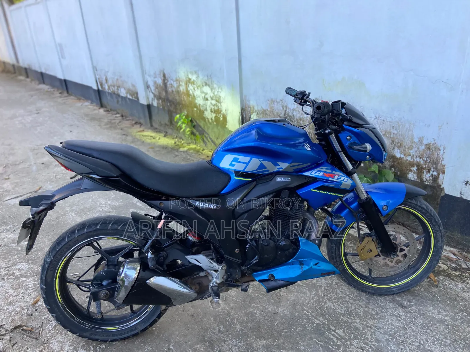 Suzuki Gixxer 2017 Blue