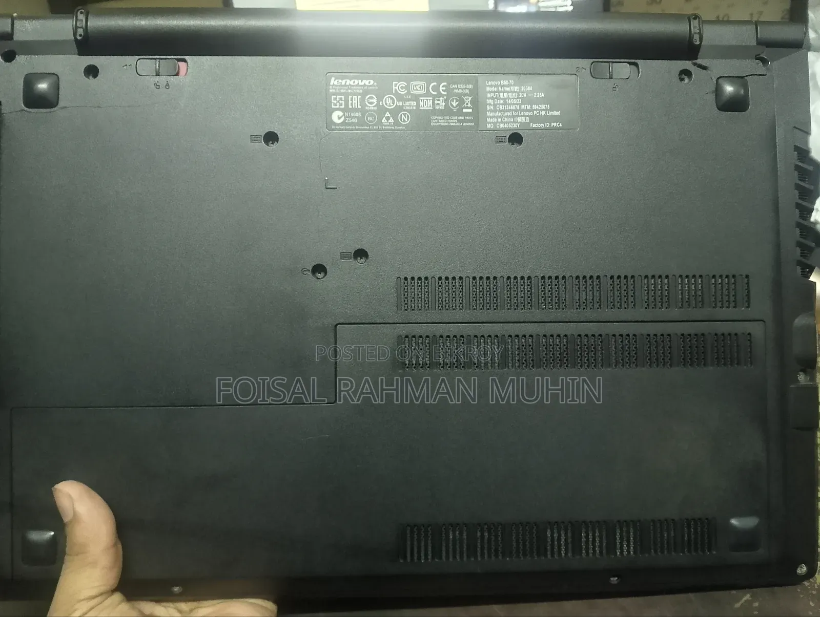 Laptop Lenovo 2GB Intel Celeron SSD 128GB