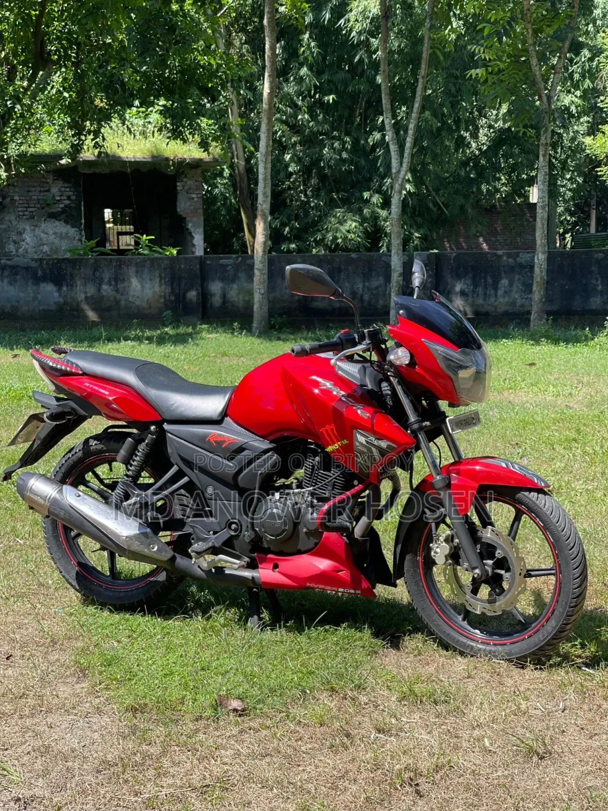 TVS Apache RTR 160 2V 2018 Red