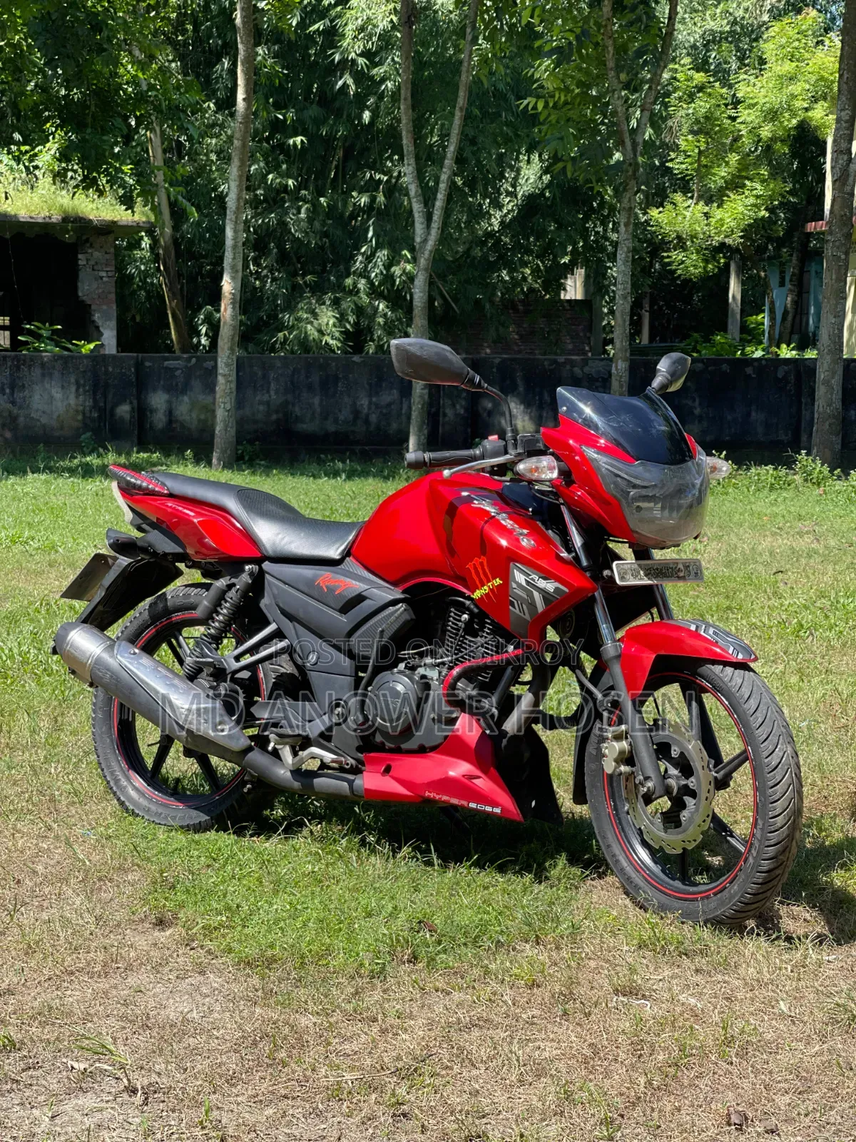 TVS Apache RTR 160 2V 2018 Red