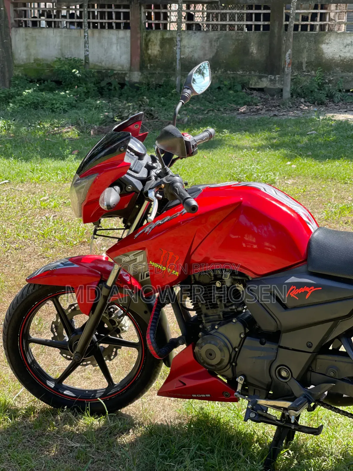 TVS Apache RTR 160 2V 2018 Red