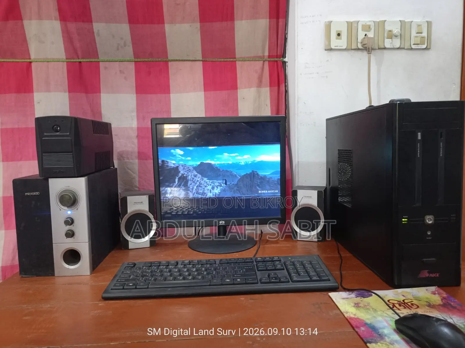 Desktop Computer 8GB Intel Core i3 1TB HDD+SSD