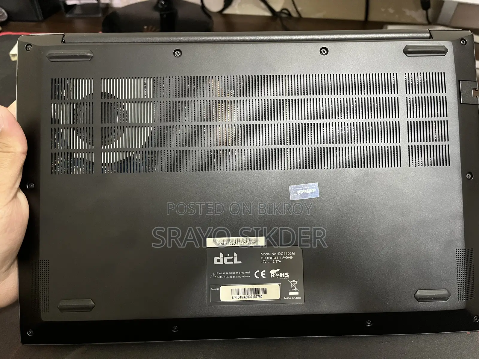 Laptop 8GB Intel Core i3 SSD 256GB