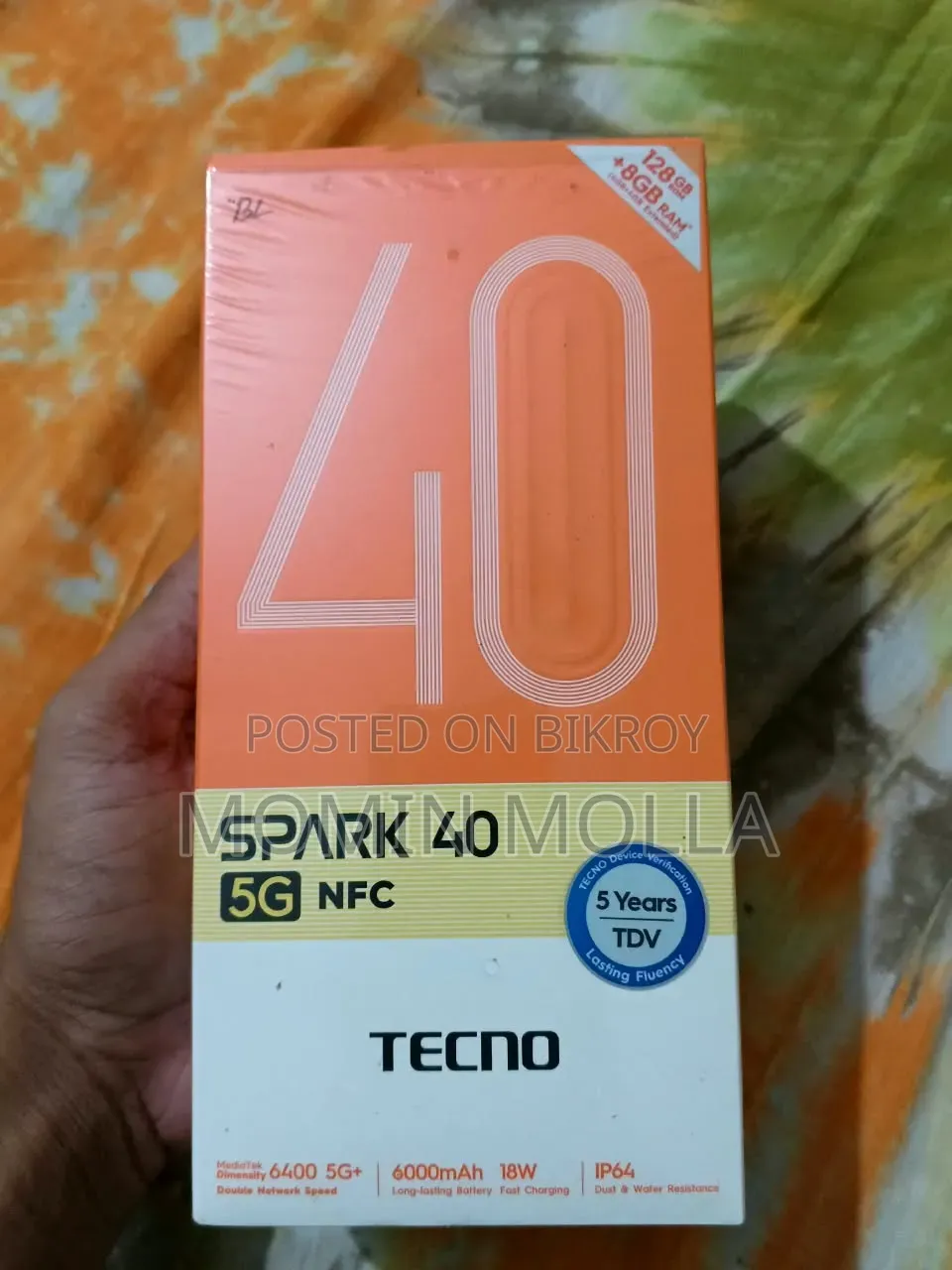 Tecno Spark 40 128 GB Blue