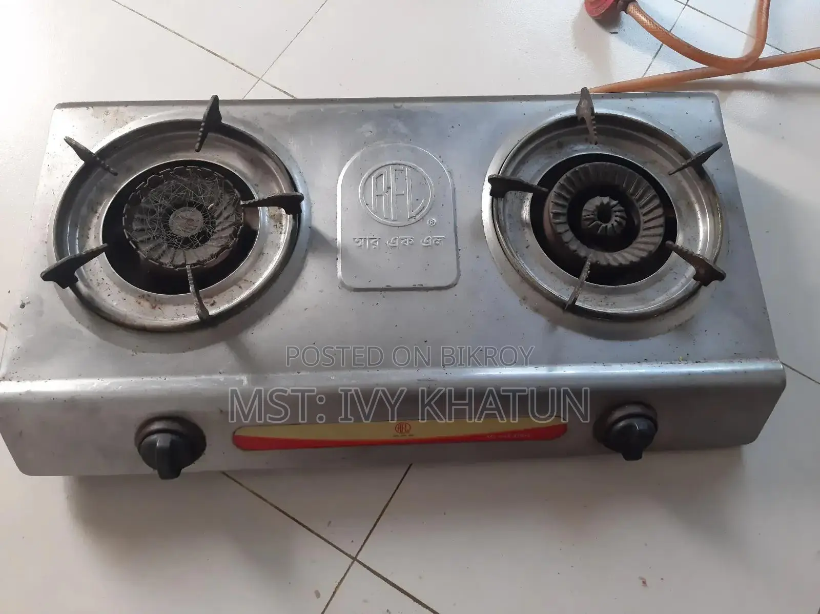 RFL Gas Stove and Cylinder