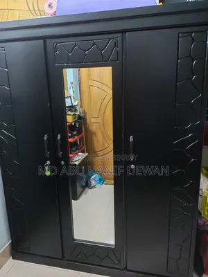 3-Part Lacquered Almirah made of 15mm Akij MDF Board