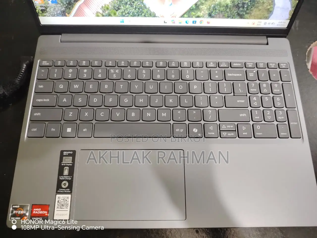 Laptop Lenovo Ideapad 3 16GB AMD Ryzen 7 SSD 512GB