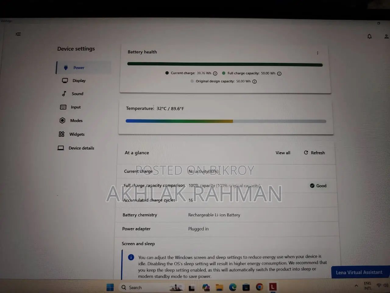 Laptop Lenovo Ideapad 3 16GB AMD Ryzen 7 SSD 512GB
