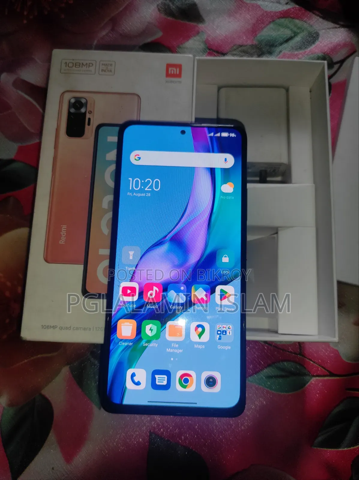 শাওমি রেডমি নোট ১০ প্রো ম্যাক্স ১২৮ জিবি লাল