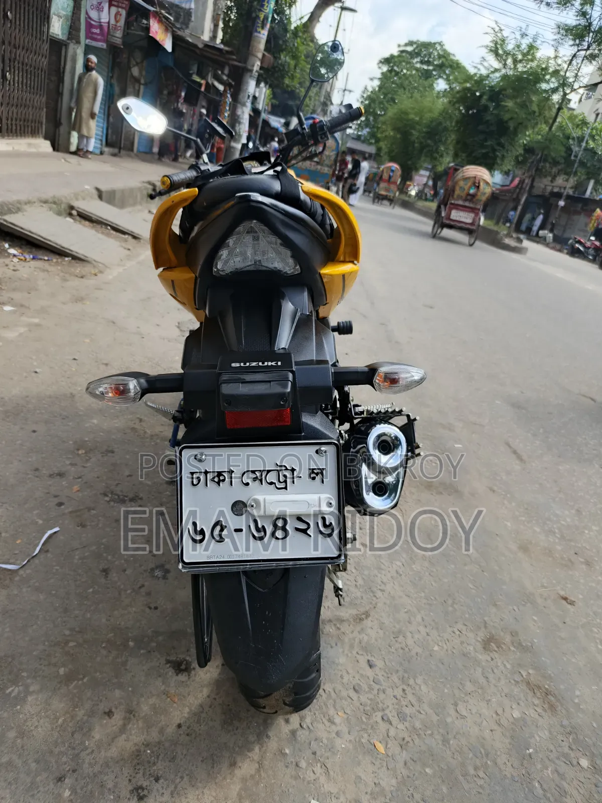 সুজুকি জিক্সার ২০২৪ হলুদ