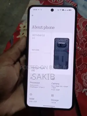 নাথিং ফোন ৩এ ১২৮ জিবি কালো