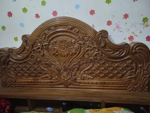 🔥 সুন্দর কারুকাজ করা সেগুন কাঠের খাট বিক্রি