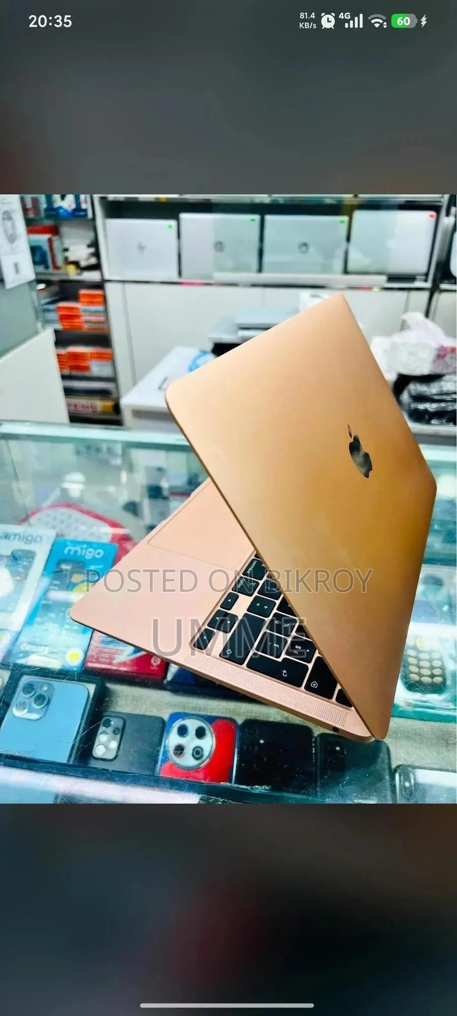 New Laptop Apple MacBook Air 2020 8GB Apple M1 SSD 256GB