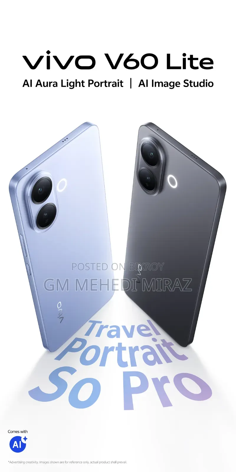 New Vivo V60 Lite 4G 256 GB Black