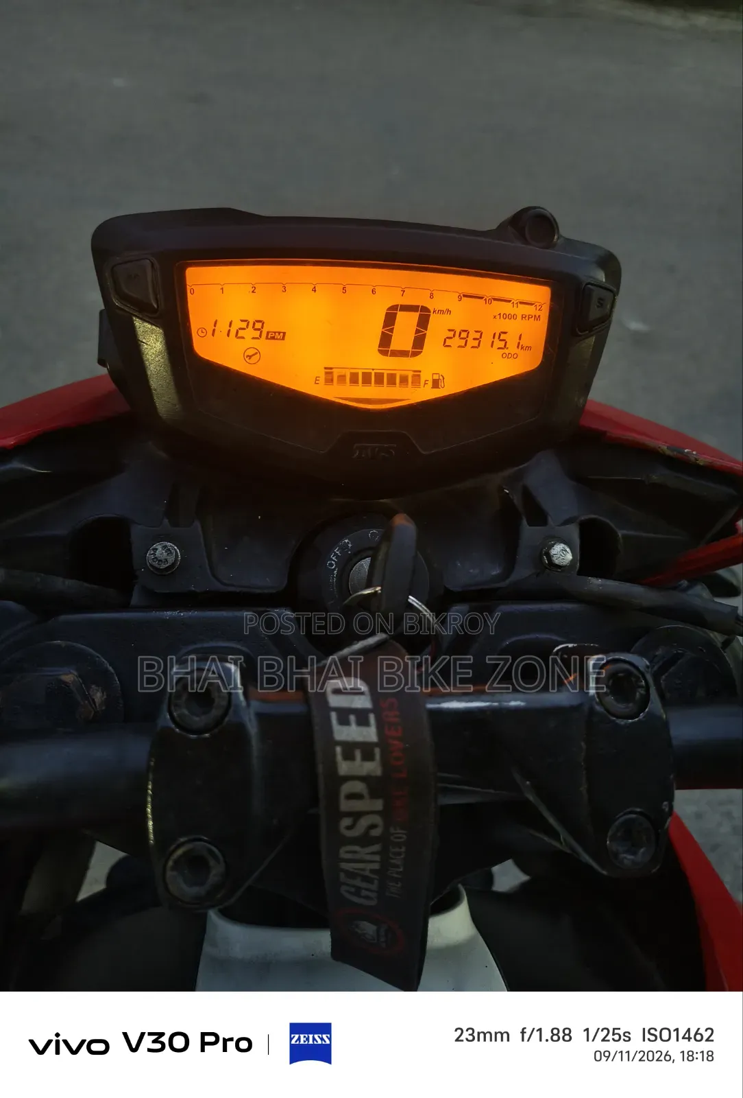 TVS Apache 160 4V 2020 Red