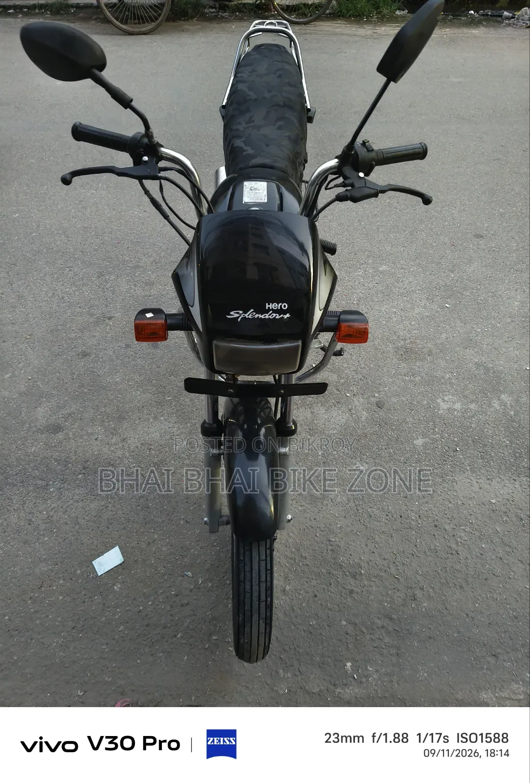 Hero Splendor Plus 2020 Black