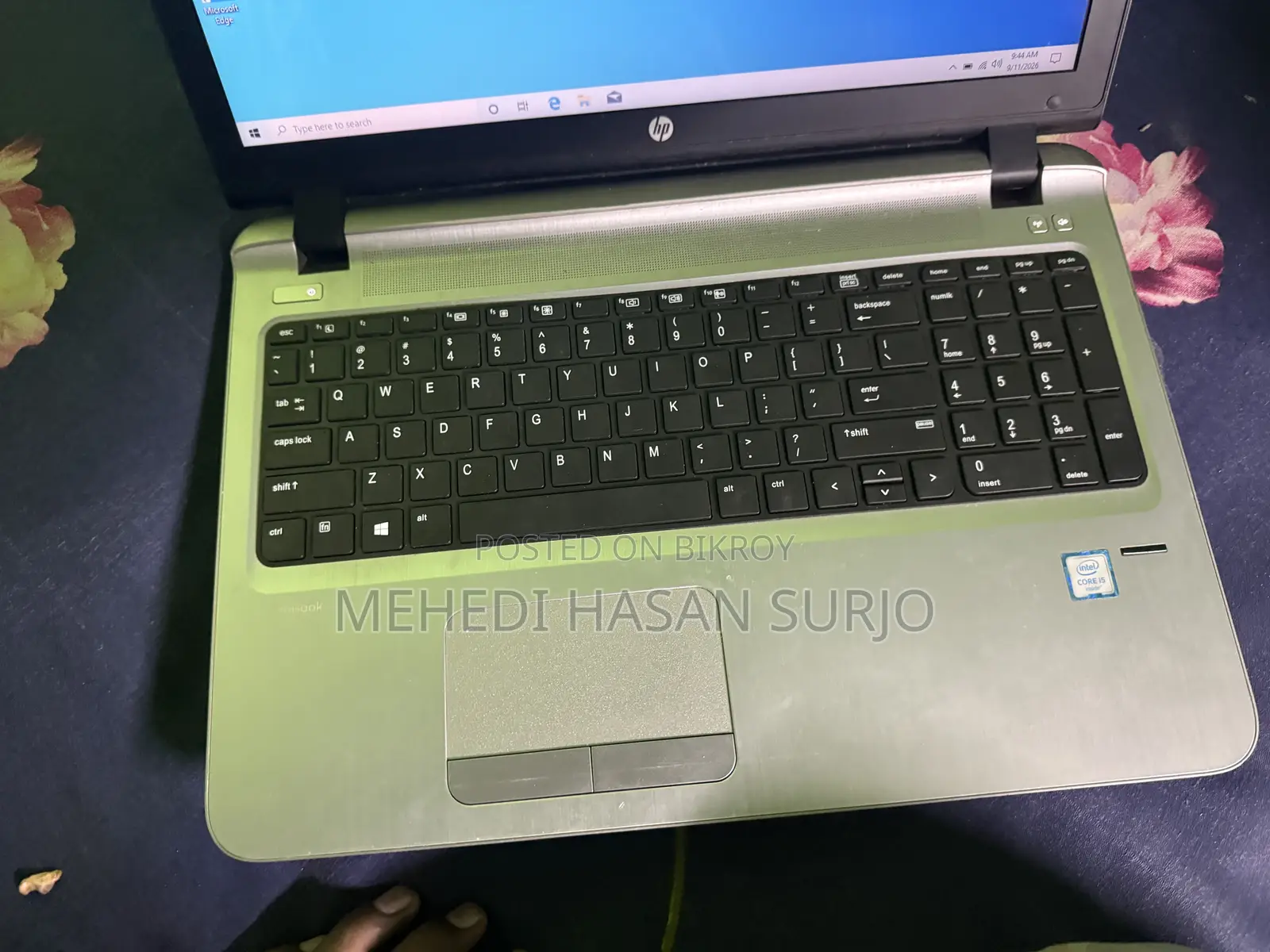 Laptop HP 15 8GB Intel Core I5 HDD+SSD 128GB