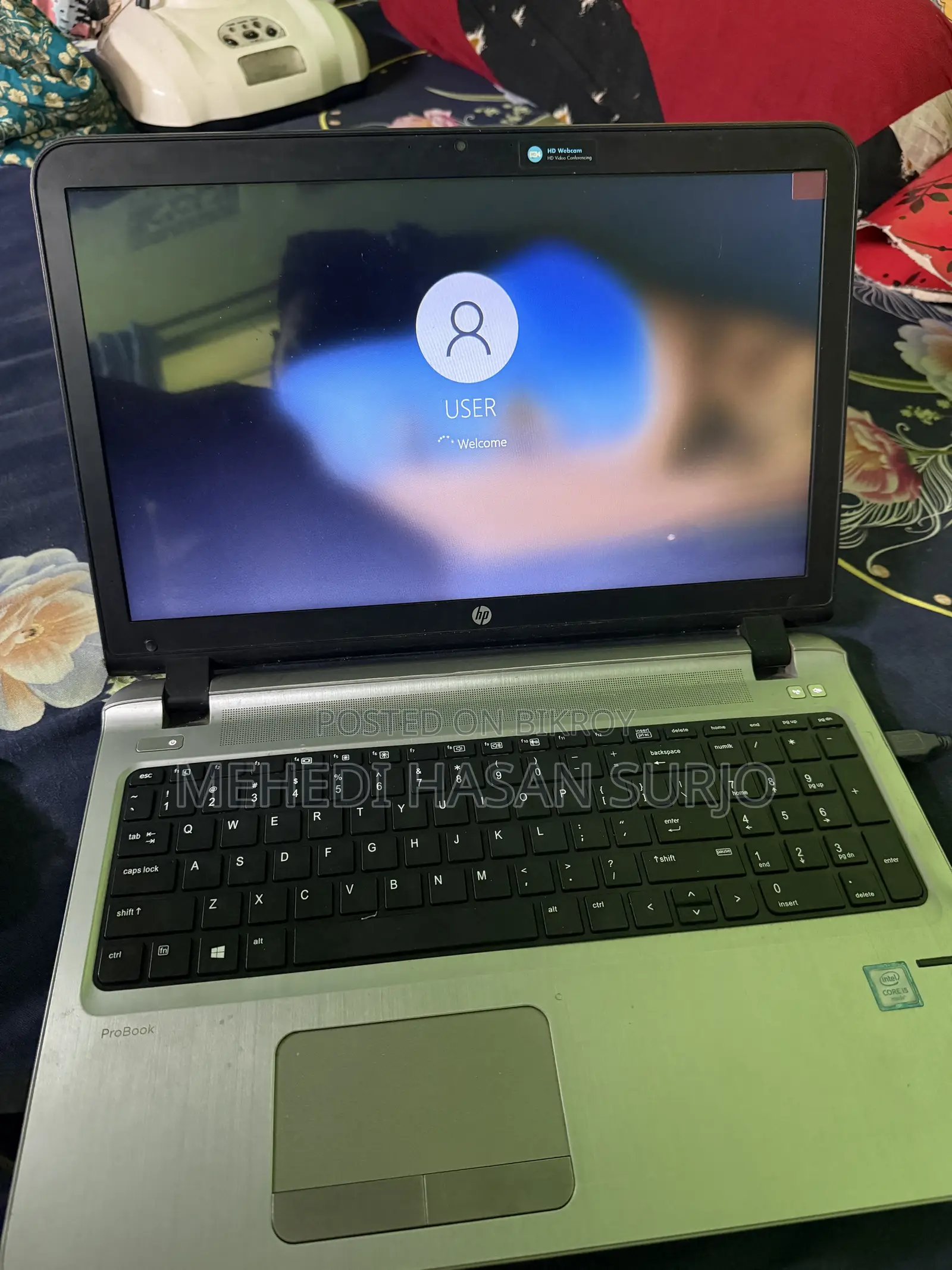 Laptop HP 15 8GB Intel Core I5 HDD+SSD 128GB
