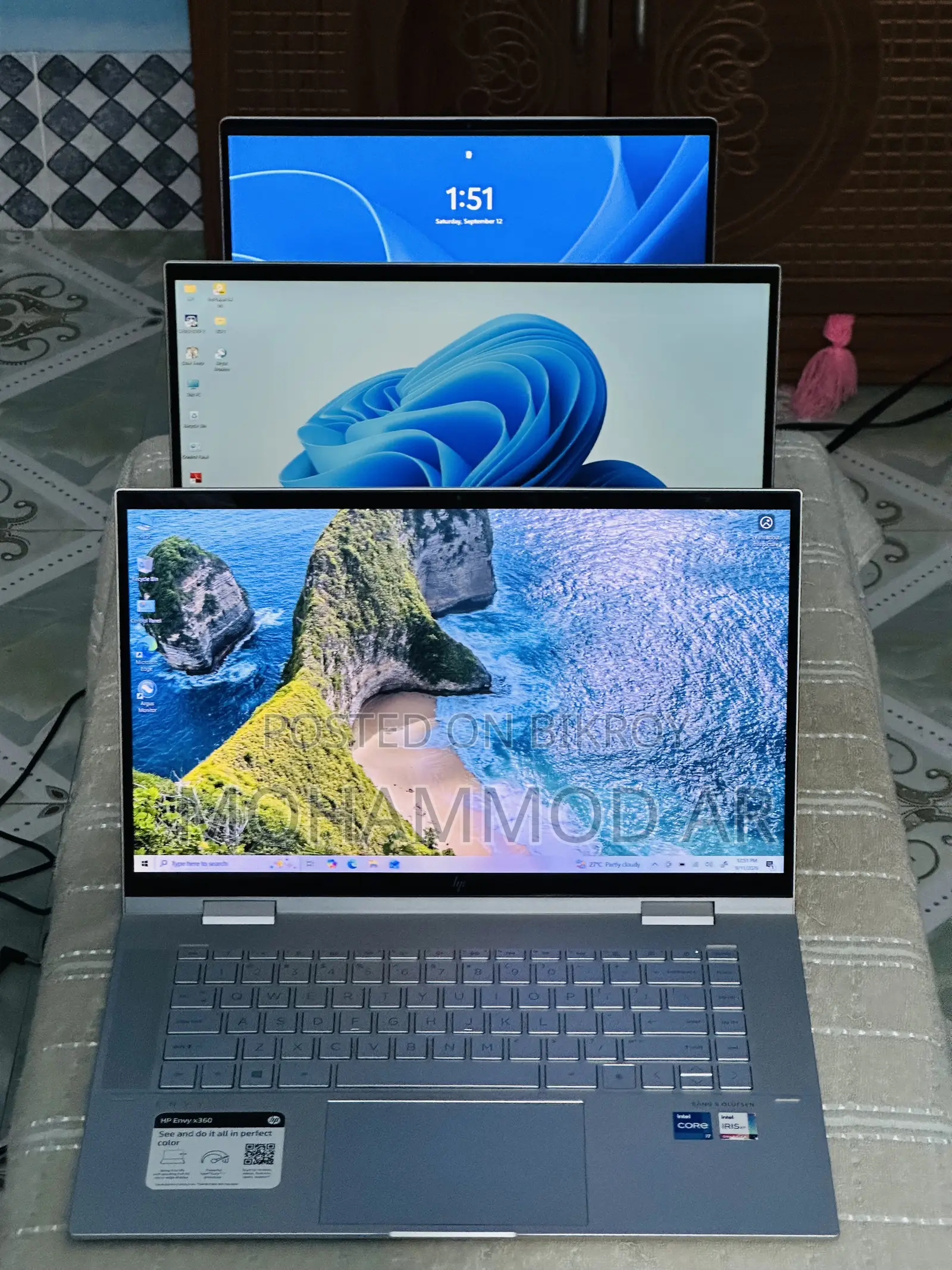 Laptop HP Envy 15-Ep0xxx 16GB Intel Core I7 SSHD (Hybrid) 500GB