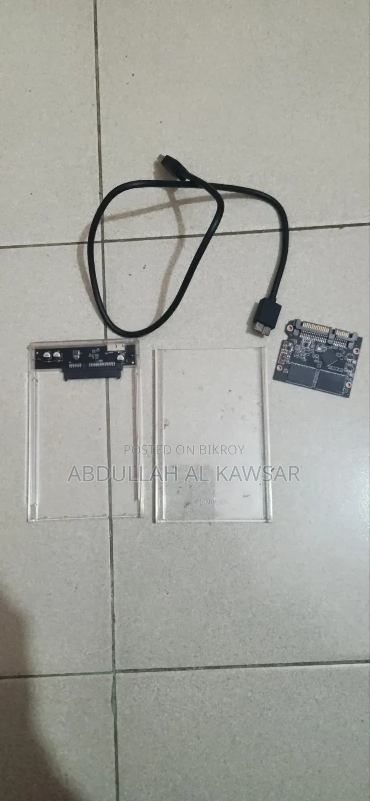 ডব্লিউডি ১২৮ জিবি সাটা এসএসডি এনক্লোজারসহ