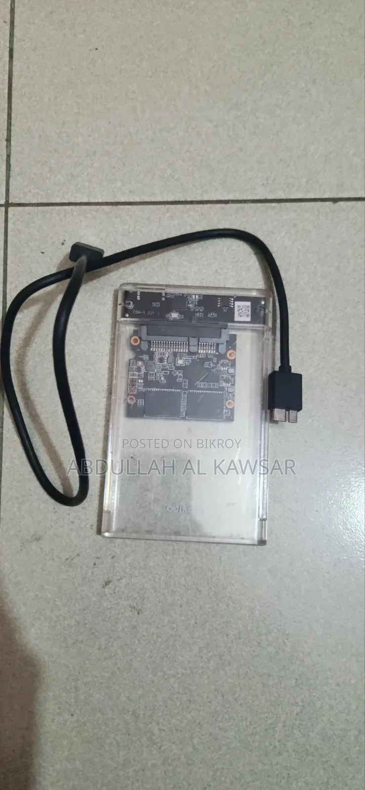 ডব্লিউডি ১২৮ জিবি সাটা এসএসডি এনক্লোজারসহ