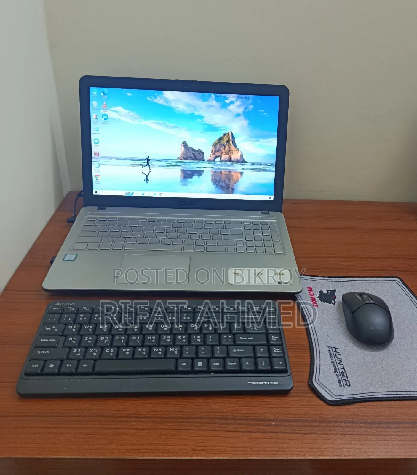 Laptop Asus 4GB Intel Core i3 SSD 60GB