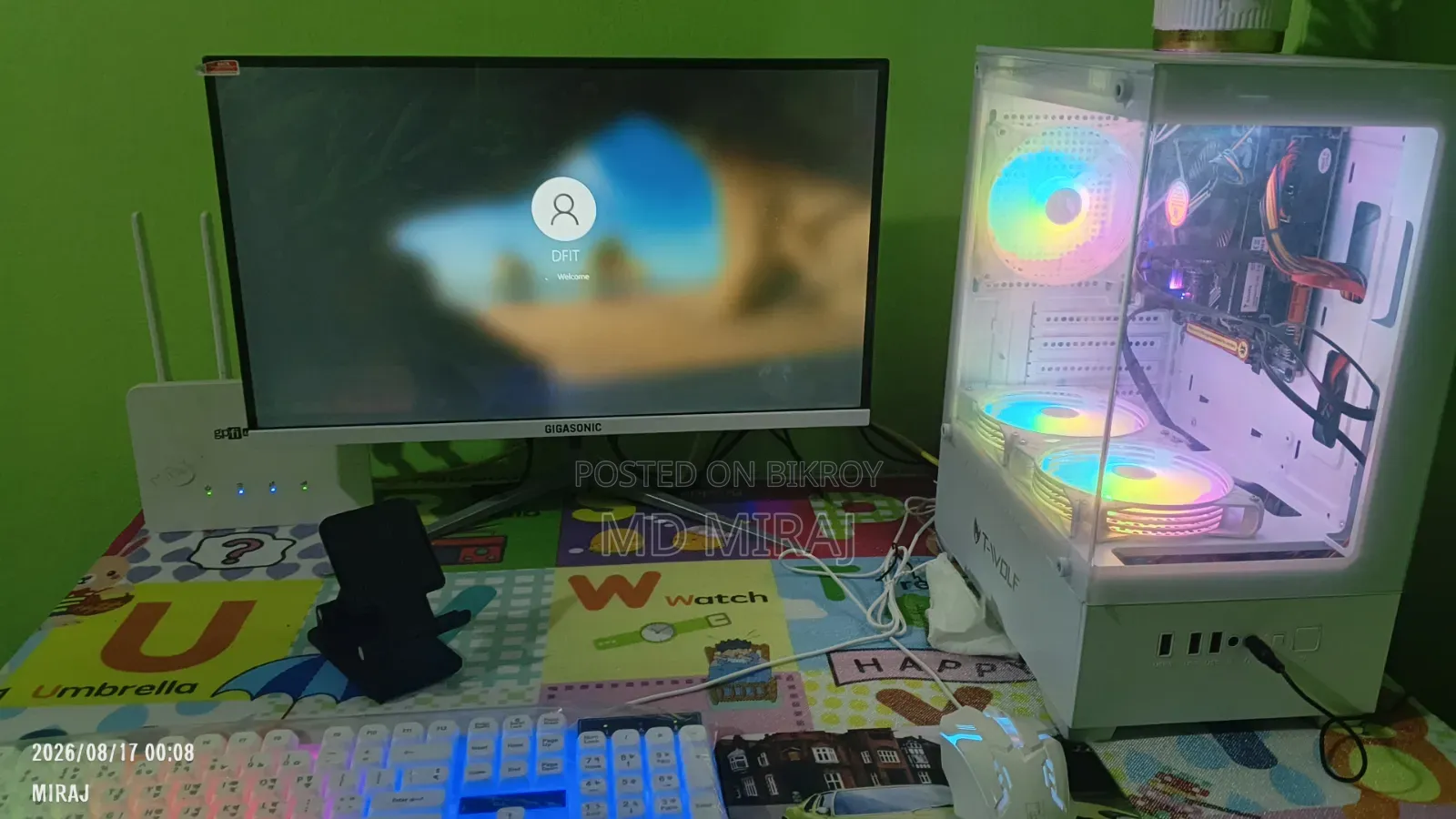 Desktop Computer Gigabyte 8GB Intel Core i5 SSD 128GB