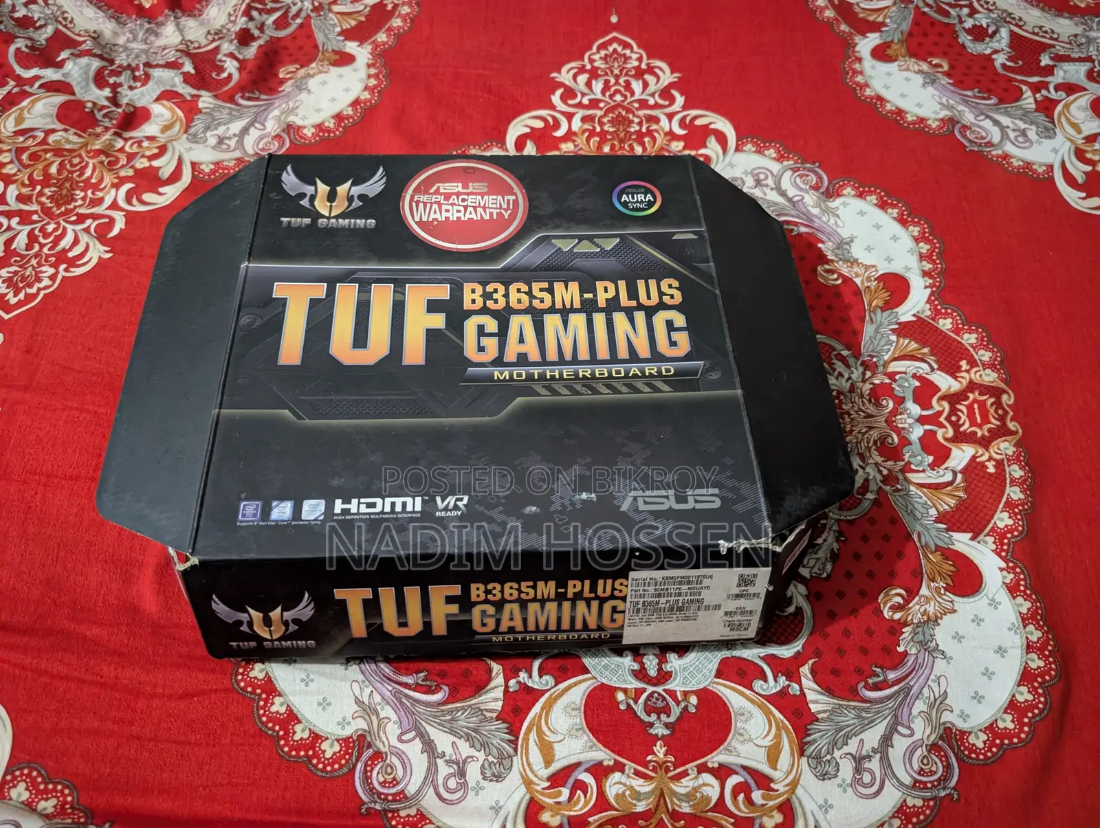 ASUS TUF B365M-Plus Motherboard With Intel i7 - DeepCool Castle