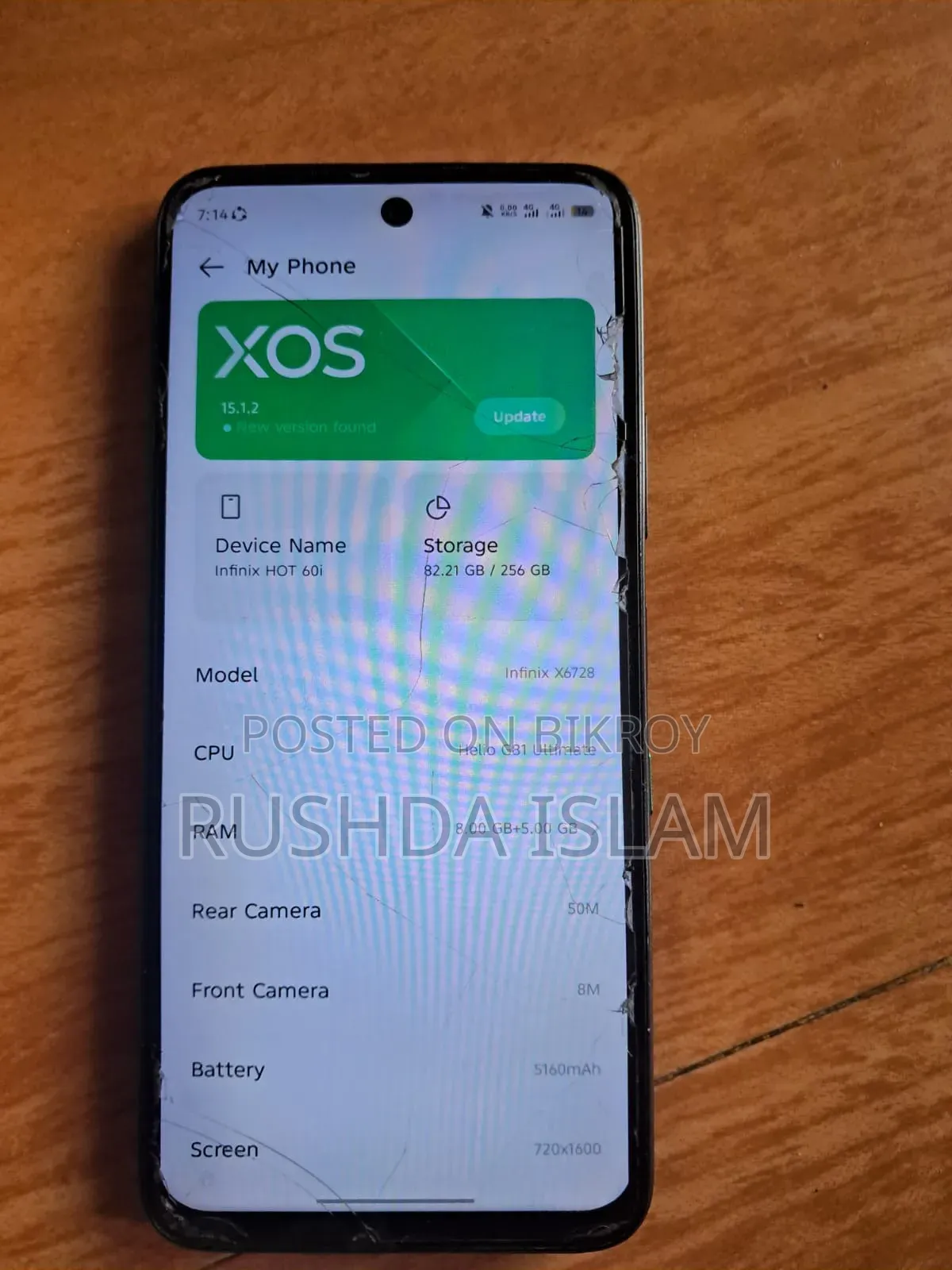 Infinix Hot 60i 256 GB Gray