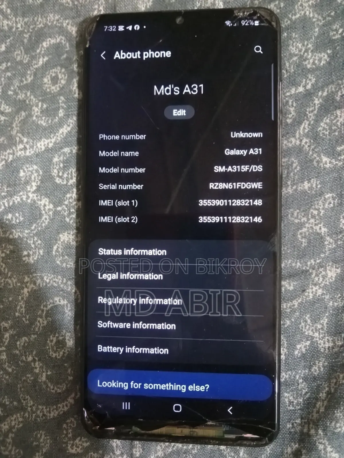Samsung Galaxy A31 128 GB Black