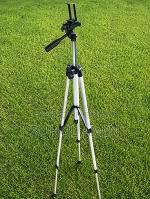 A microphone and a mobile stand will be sold