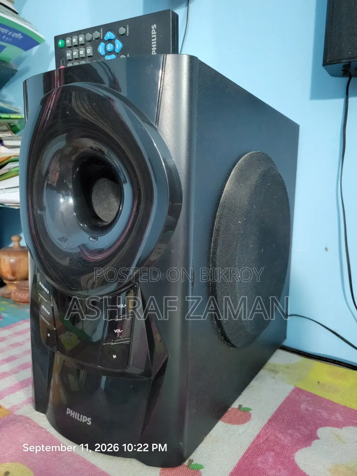 Philips MMS2160B (2:1) Sound Bar System Speaker With Remote