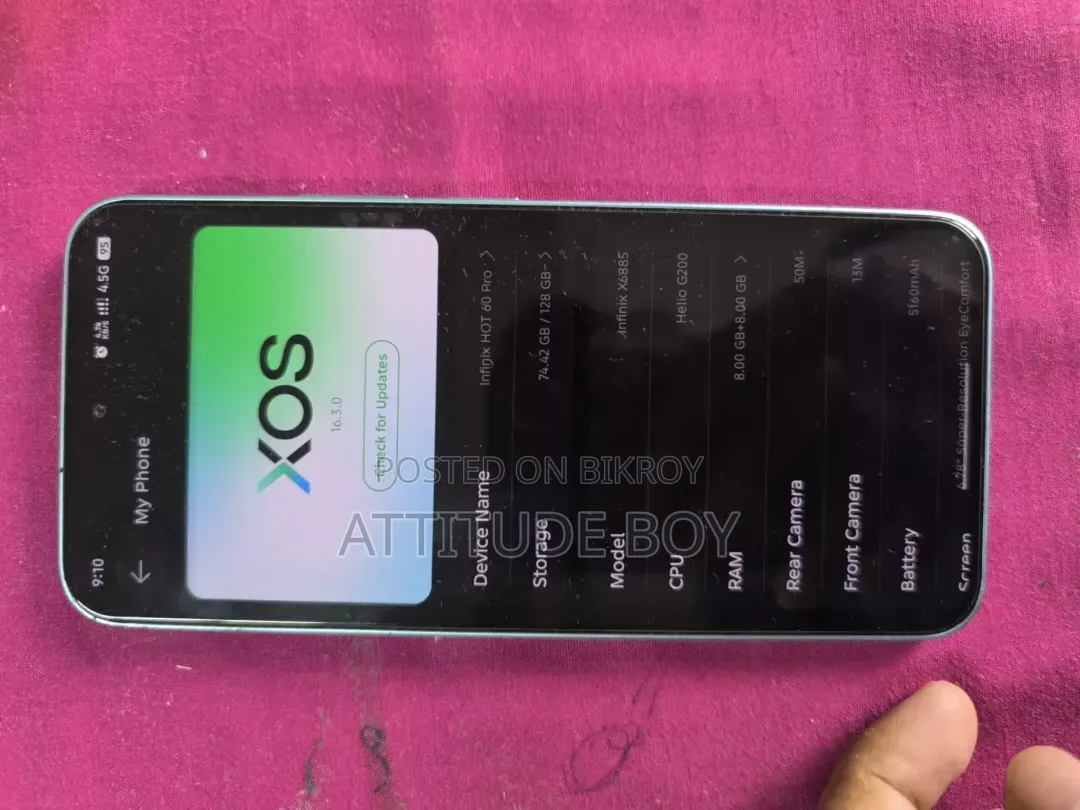 Infinix Hot 60 Pro 128 GB Blue