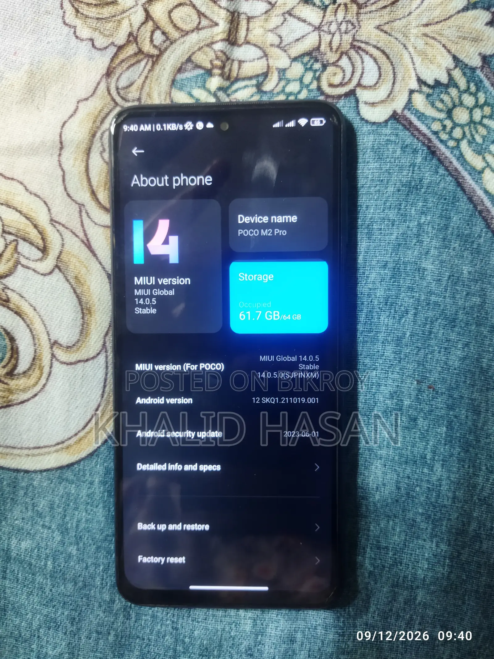 Xiaomi Poco M2 Pro 64 GB Blue