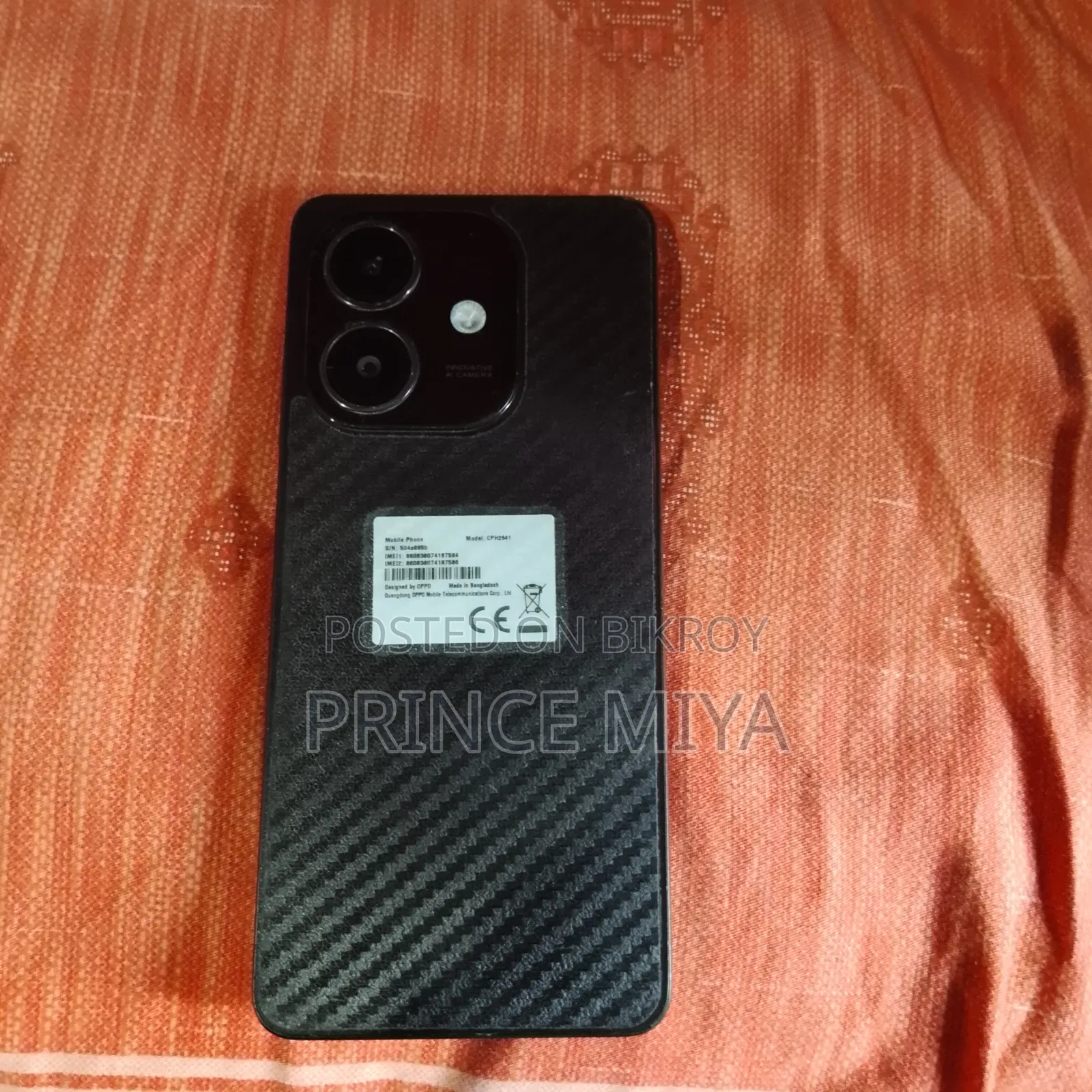 Oppo A3x 64 GB Black