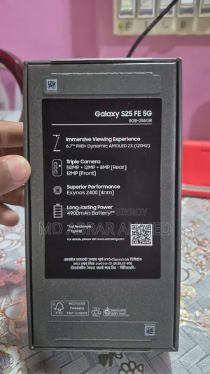 New Samsung Galaxy S25 FE 256 GB Black